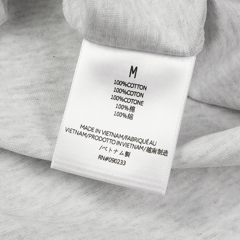 Fear of God x Adidas 3D Rubber Three-Bar T-Shirt – Black / White / Grey