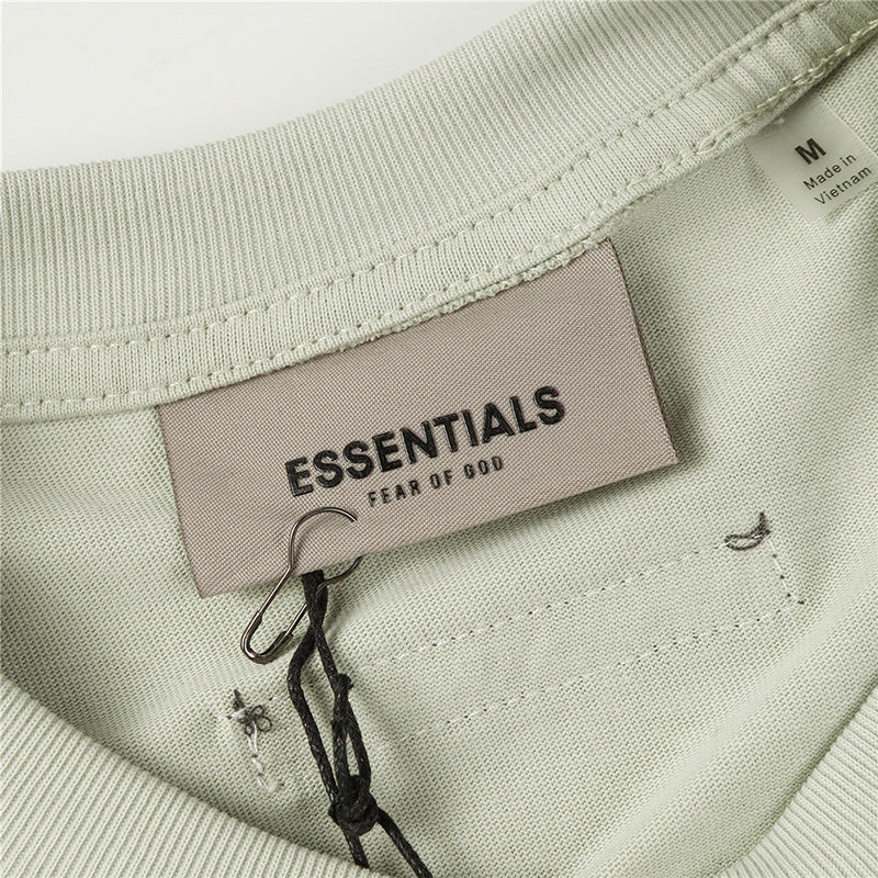 Fear of God Essentials Boxy Photo T-Shirt – White / Black / Apricot / Matcha