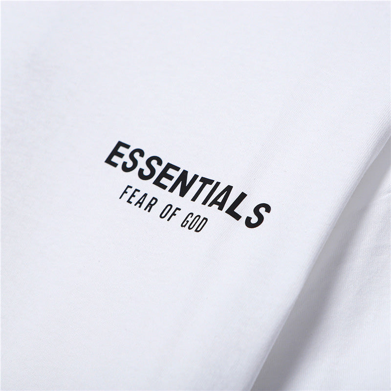 Fear of God Essentials Floral Print Photo T-Shirt – White / Black