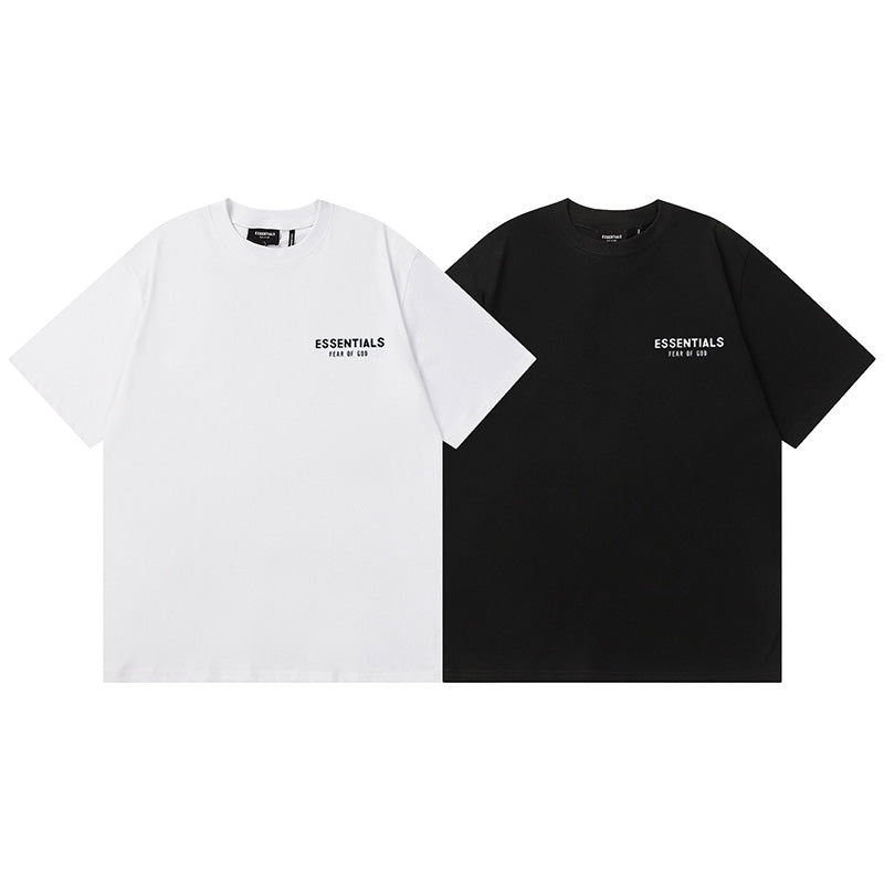 Fear of God Essentials Floral Print Photo T-Shirt – White / Black