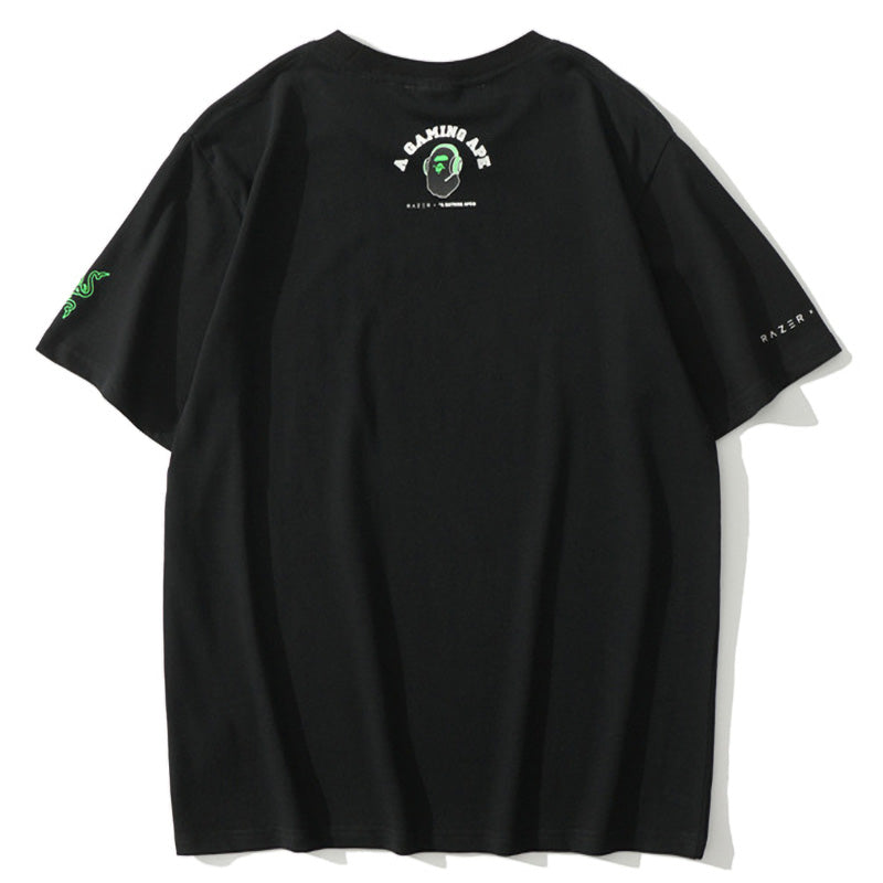 BAPE x Razer A Bathing Ape Tee – 100% Cotton Streetwear