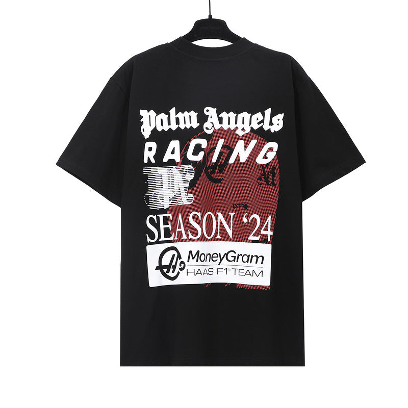 Palm Angels Haas Racing Club T-Shirt – 100% Cotton