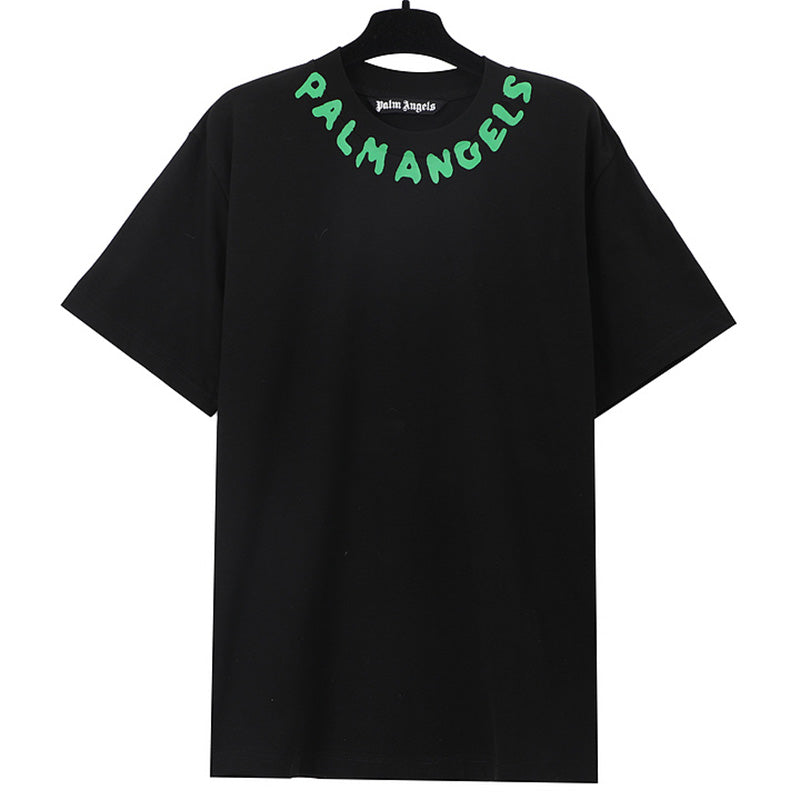 Palm Angels Seasonal Logo Crewneck T-Shirt – 100% Cotton