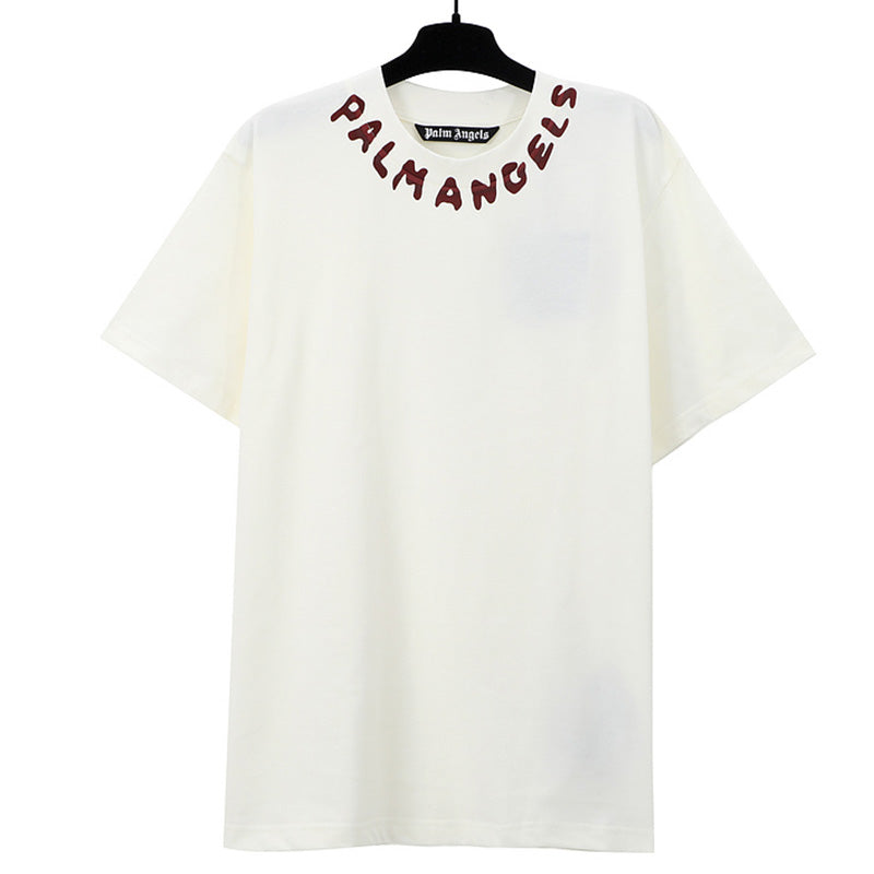 Palm Angels Seasonal Logo Crewneck T-Shirt – 100% Cotton