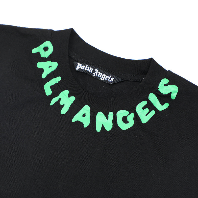 Palm Angels Seasonal Logo Crewneck T-Shirt – 100% Cotton