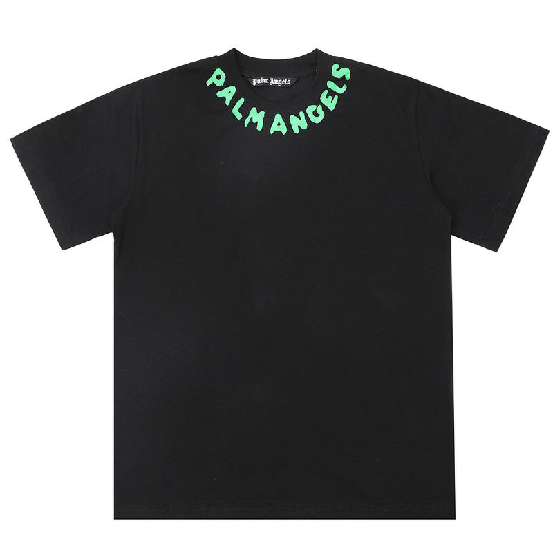 Palm Angels Seasonal Logo Crewneck T-Shirt – 100% Cotton