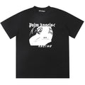 Palm Angels Helmet Print T-Shirt – Dark Red | 100% Cotton