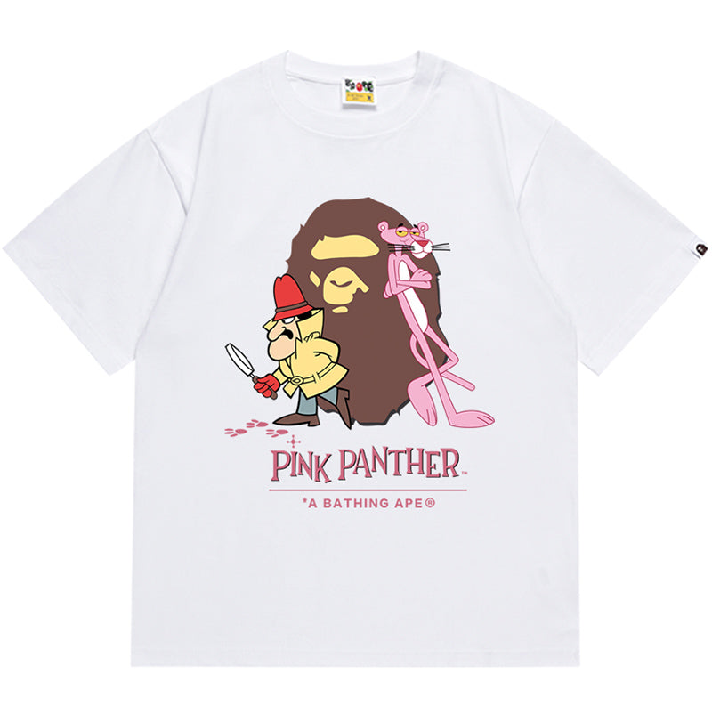 BAPE x Pink Panther Ape Head Tee