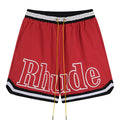 RHUDE Court Logo-Print Basketball Shorts