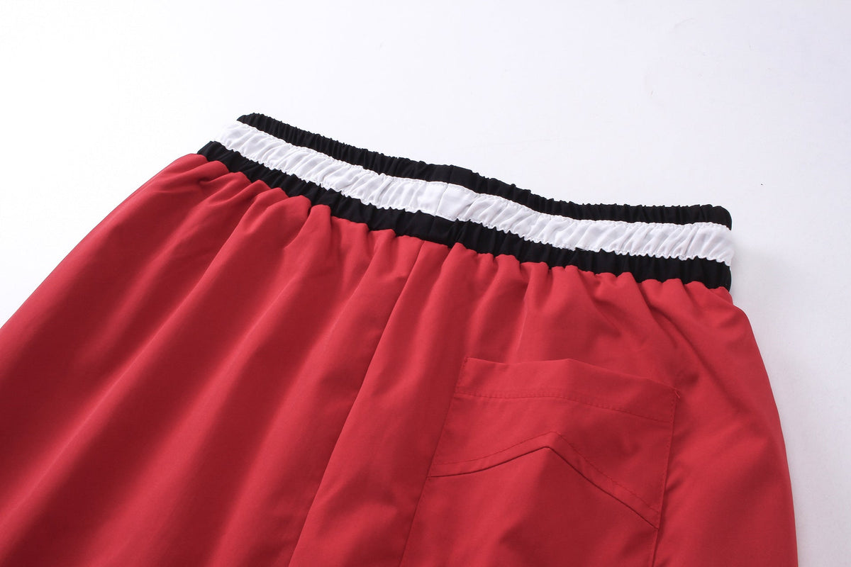 RHUDE Court Logo-Print Basketball Shorts