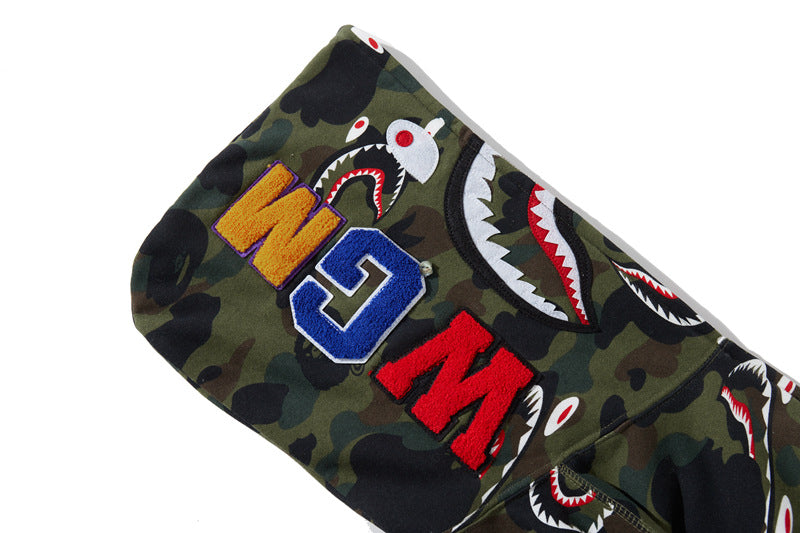 BAPE Shark 1st Camo Full-Zip Hoodie