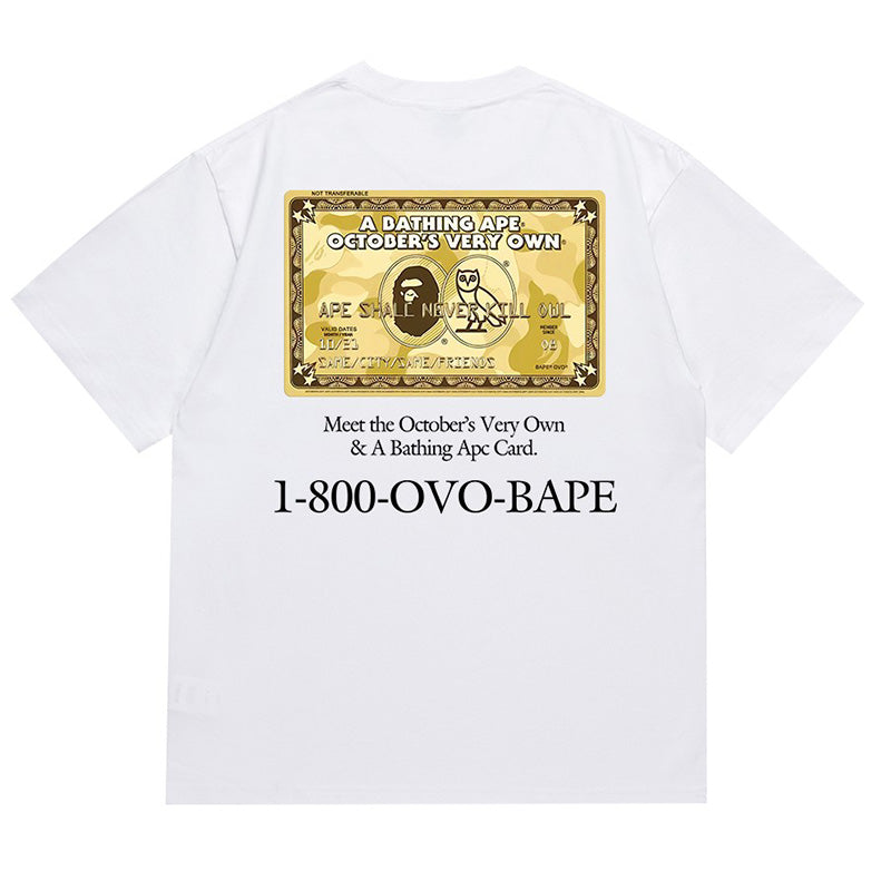 BAPE x OVO Card T-Shirt