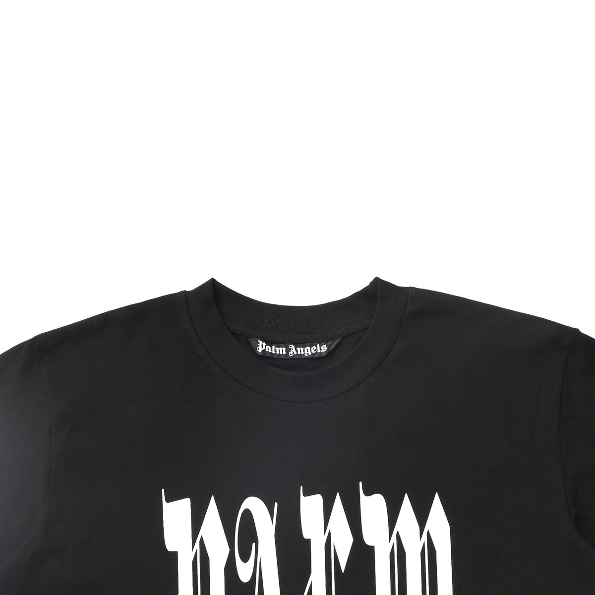 Palm Angels Gothic Logo T-Shirt – 100% Cotton