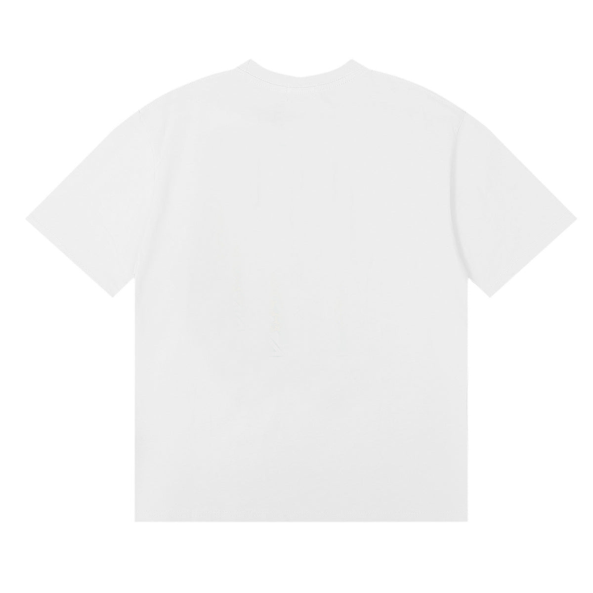 RHUDE Flocked Burnout T-Shirt – White / Apricot / Black