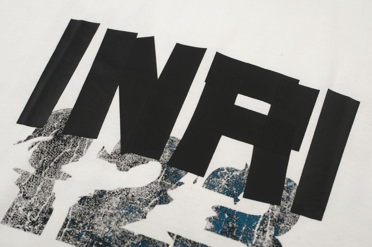 Fear of God × RRR123 INRI Cut Off Tee – White / Grey