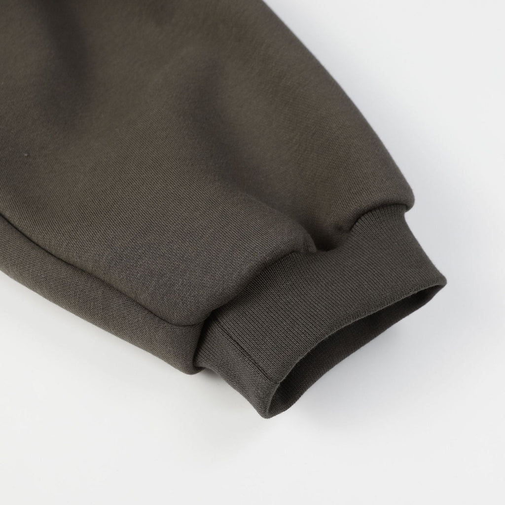 Fear Of God Essentials Nylon-Lined Fleece Hoodie – Olive / Heather Grey / Light Grey
