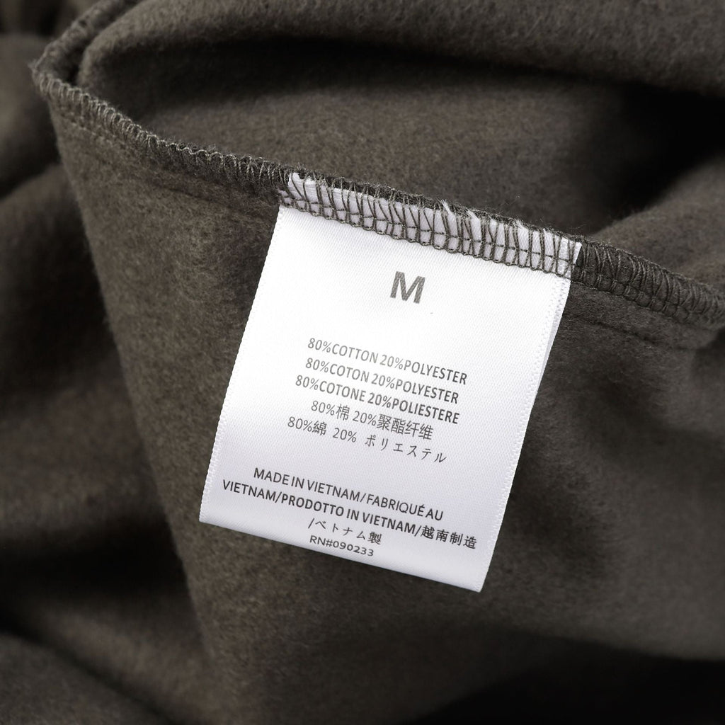 Fear Of God Essentials Nylon-Lined Fleece Hoodie – Olive / Heather Grey / Light Grey