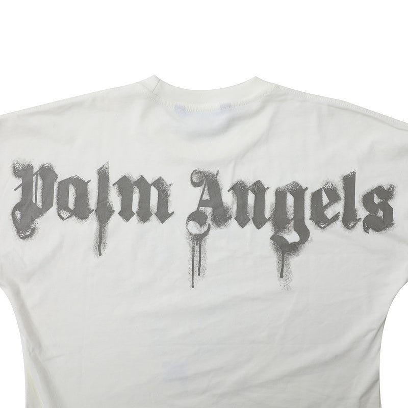 Palm Angels Thinking of You Angel Sketch Graphic T-Shirt
