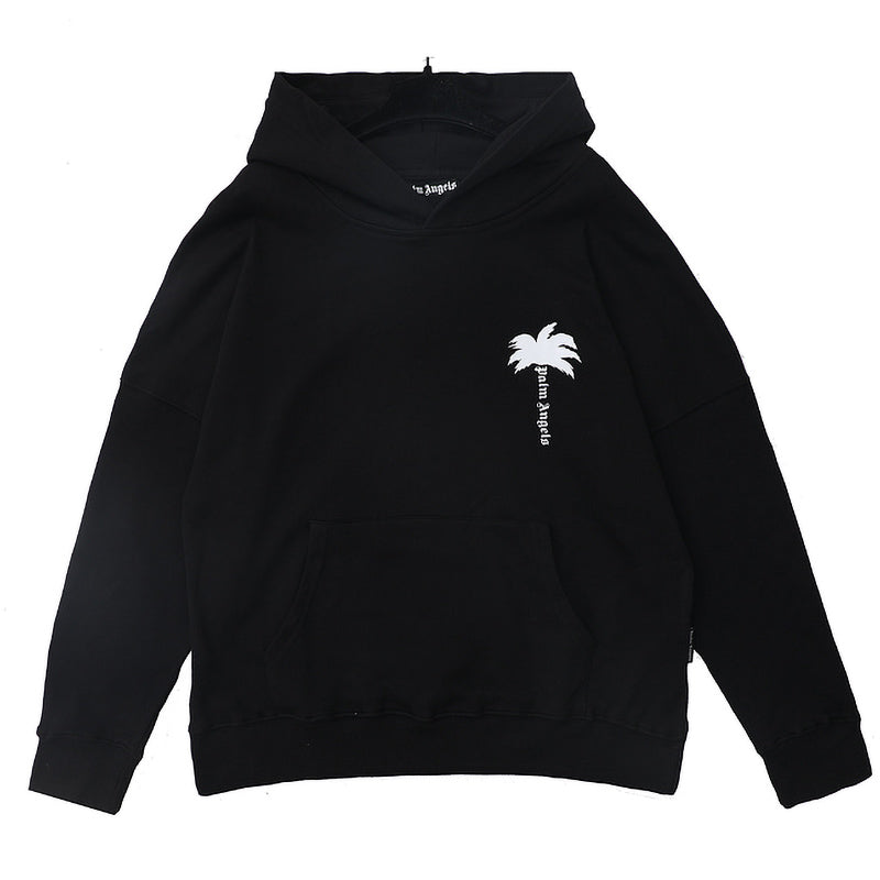 Palm Angels The Palm Hoodie – Black Men's Premium Cotton Hoodie
