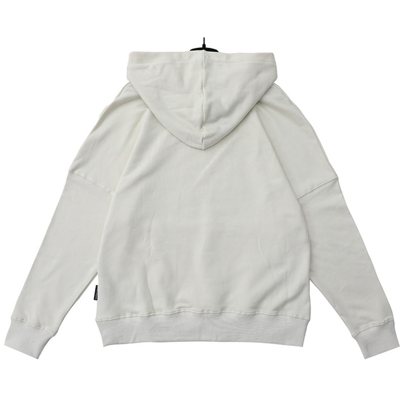 Palm Angels Seasonal Logo-Print Hoodie – White Men's Premium Cotton Hoodie