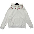 Palm Angels Seasonal Logo-Print Hoodie – White Men's Premium Cotton Hoodie