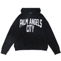 Palm Angels Logo-Print Hoodie – Black Men's Premium Cotton Hoodie