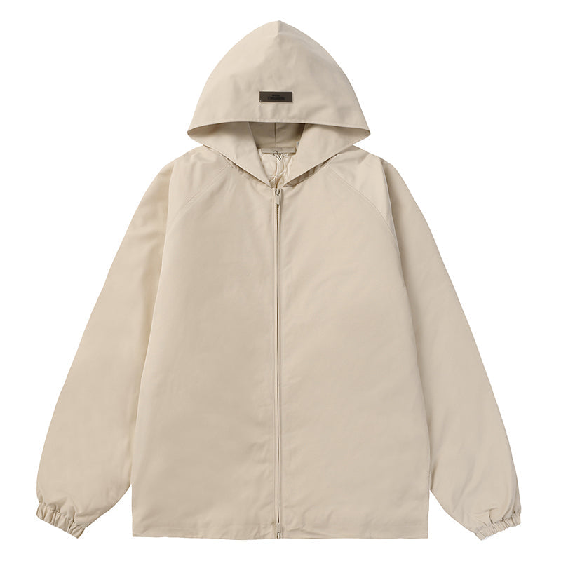 Fear Of God Essentials Padded Hooded Jacket – Black / Beige