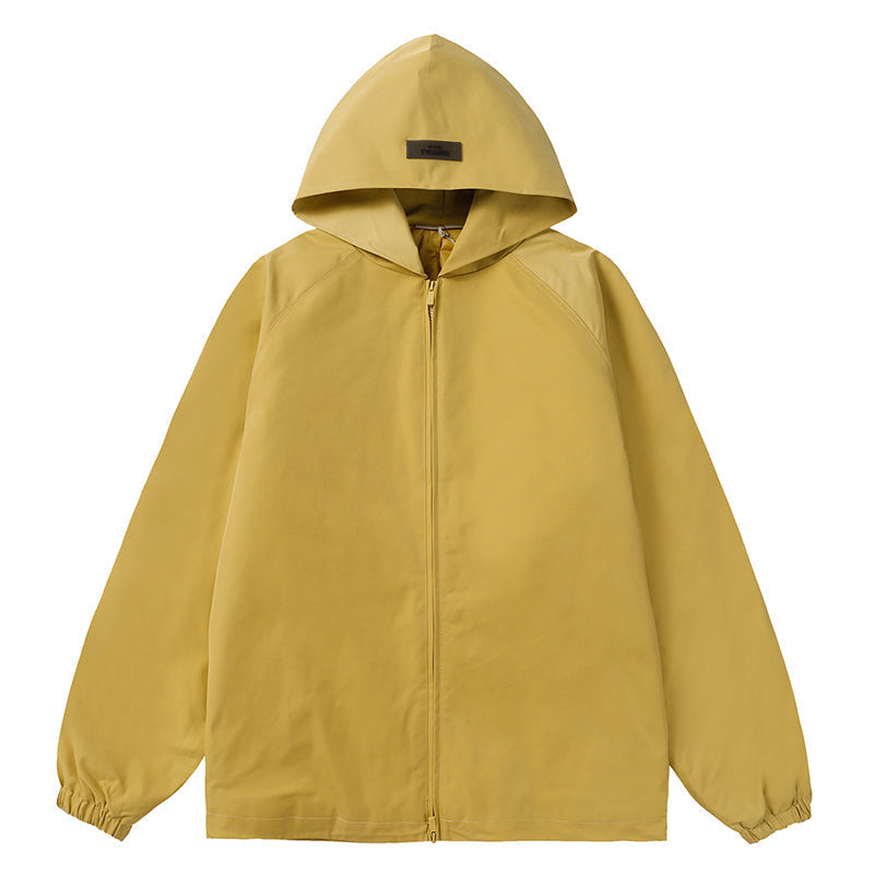 Fear Of God Essentials Padded Hooded Jacket – Yellow / Purple