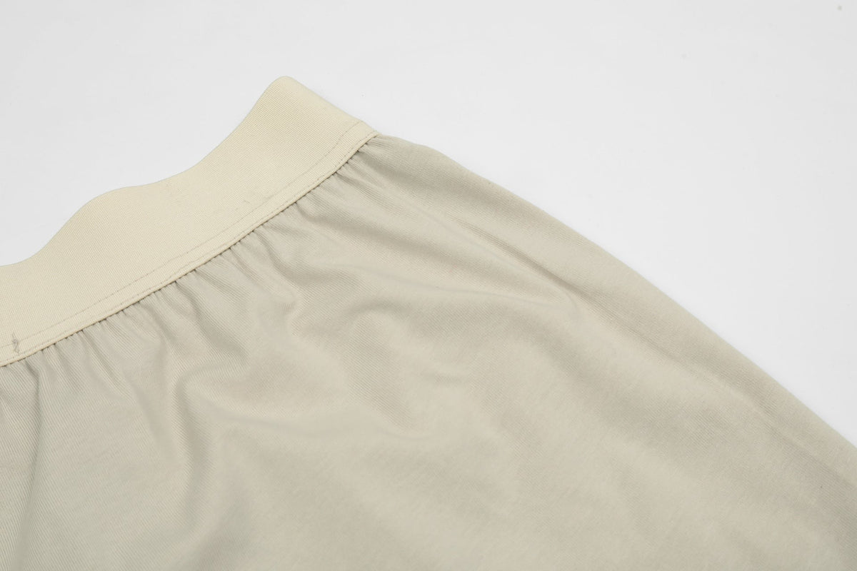 Fear of God Cotton-Jersey Pyjama Sweatshorts – Beige / Black