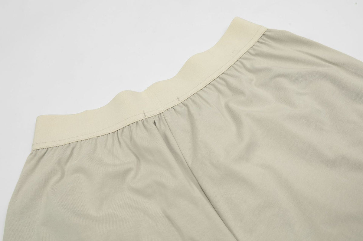 Fear of God Cotton-Jersey Pyjama Sweatshorts – Beige / Black