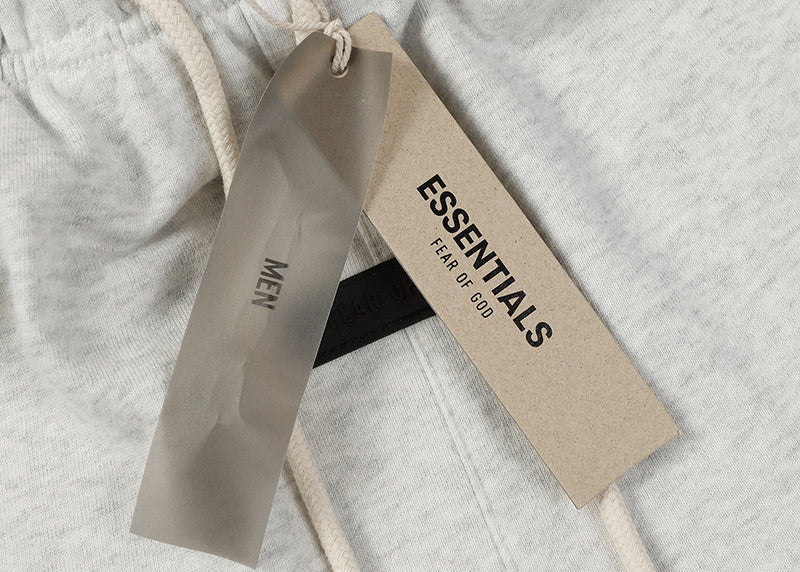 Fear of God Logo Printed Shorts – White / Black / Grey