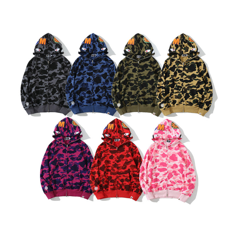 BAPE WGM Camo Full-Zip Hoodie