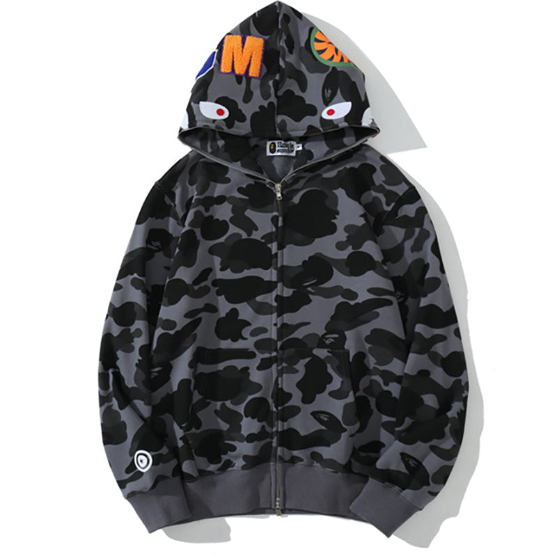 BAPE WGM Camo Full-Zip Hoodie