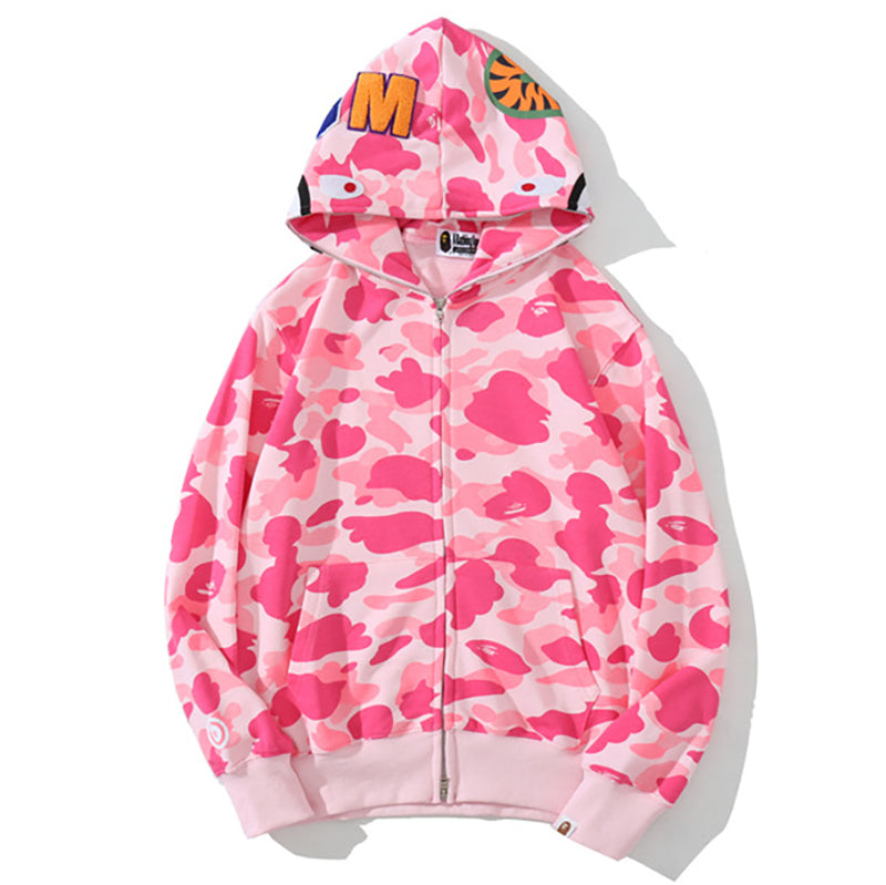 BAPE WGM Camo Full-Zip Hoodie