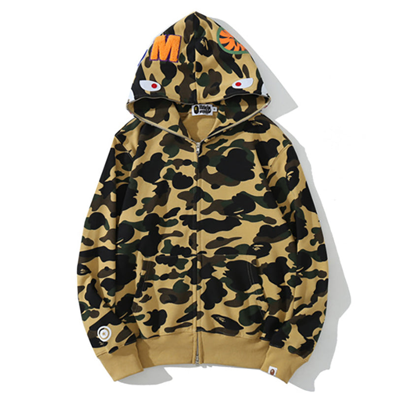 BAPE WGM Camo Full-Zip Hoodie