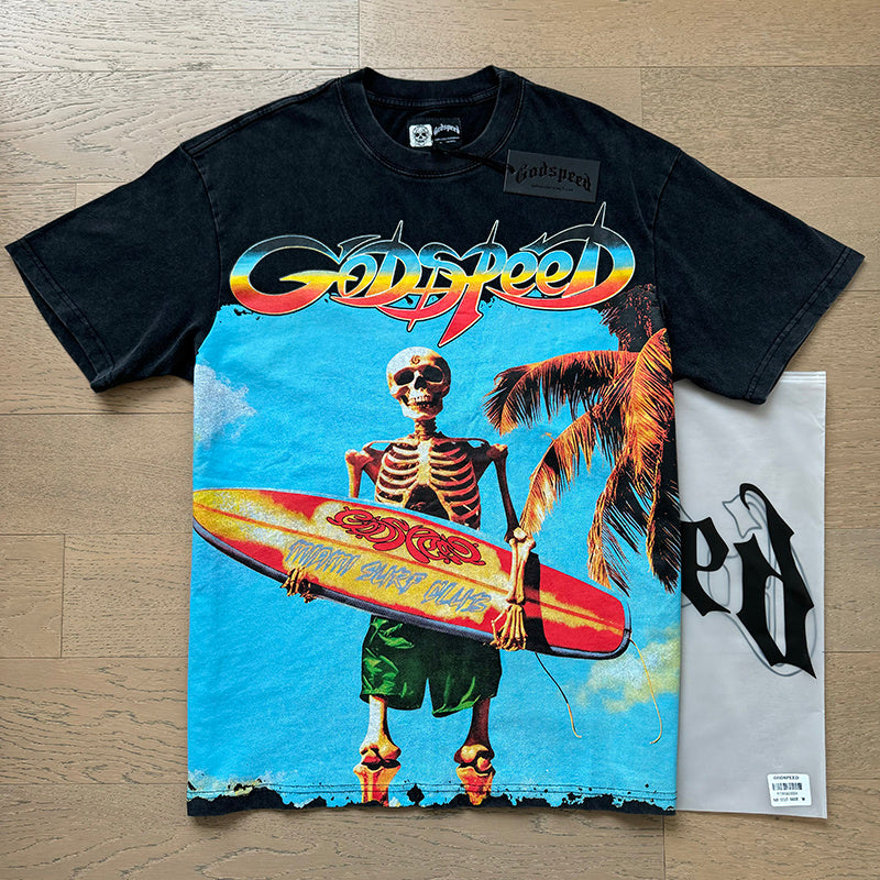 GODSPEED Summer Hawaiian Graphic T-Shirt