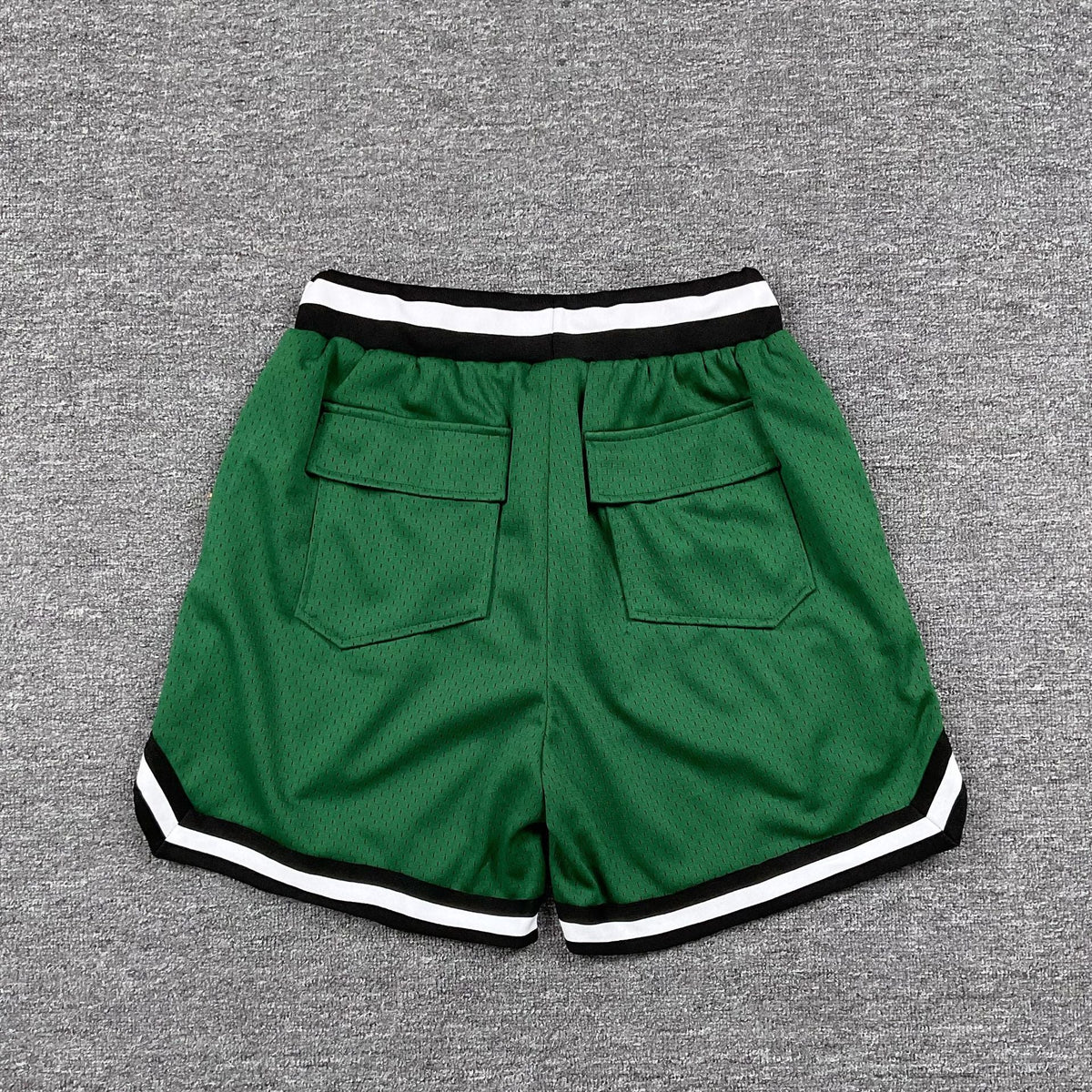 RHUDE Collegiate Shorts – Black / Green / Red / White