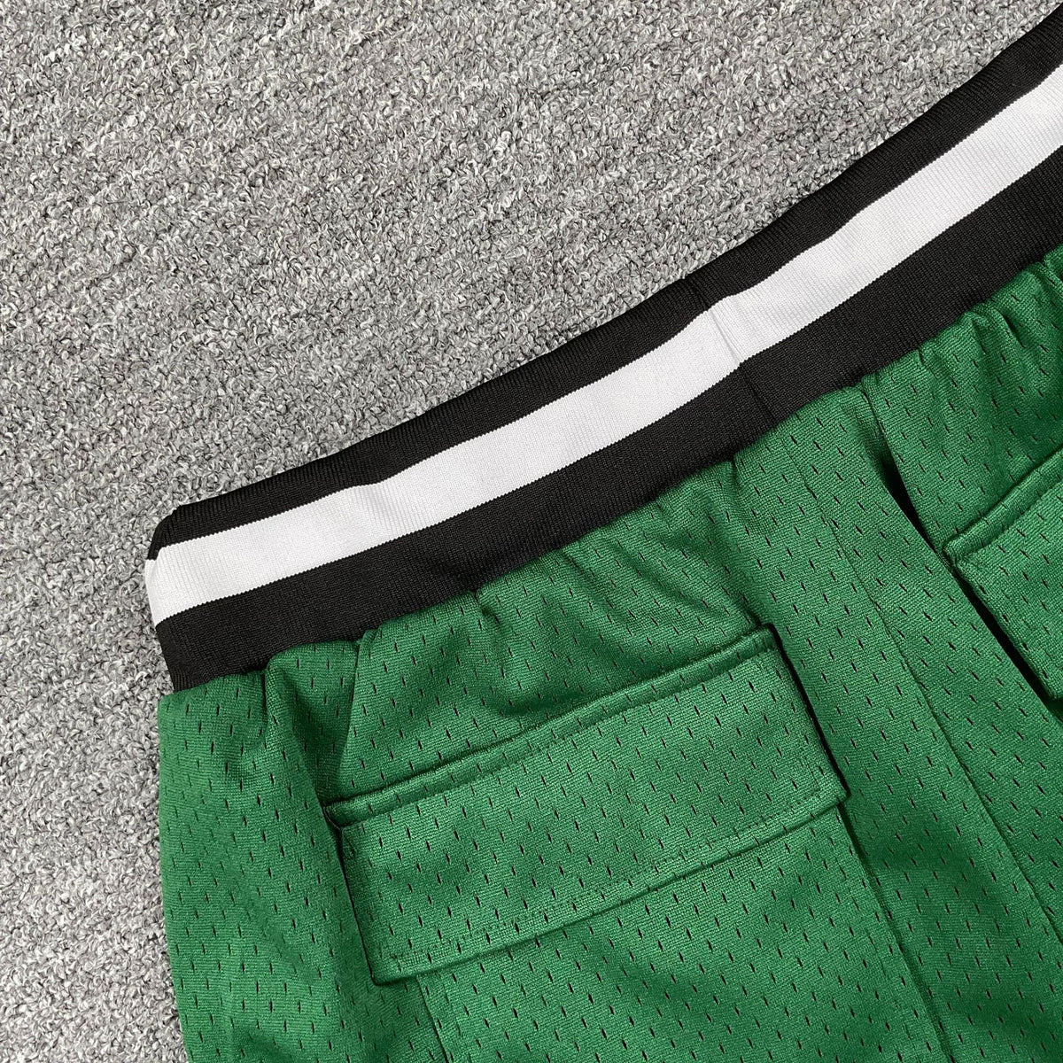 RHUDE Collegiate Shorts – Black / Green / Red / White