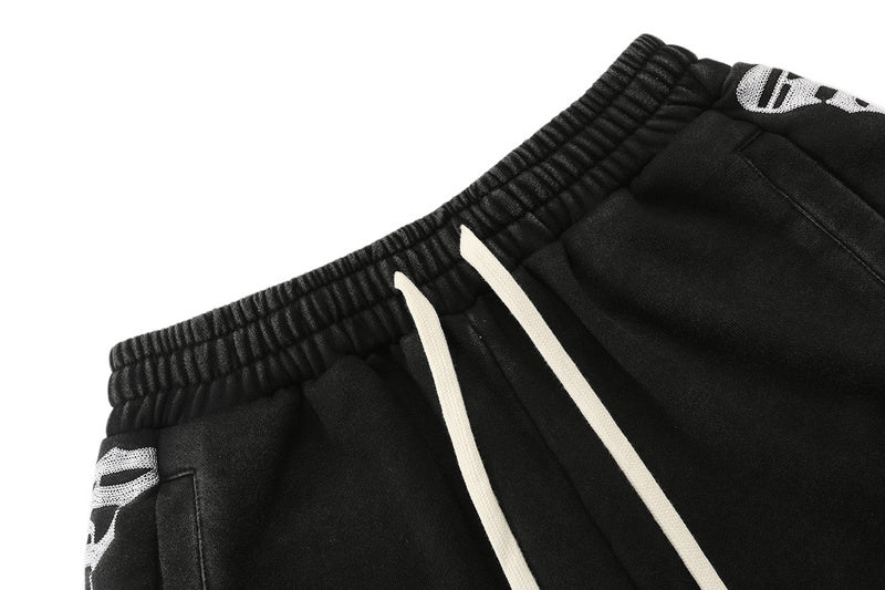GODSPEED Black Shorts G90 – 100% Cotton Drawstring Sport Short