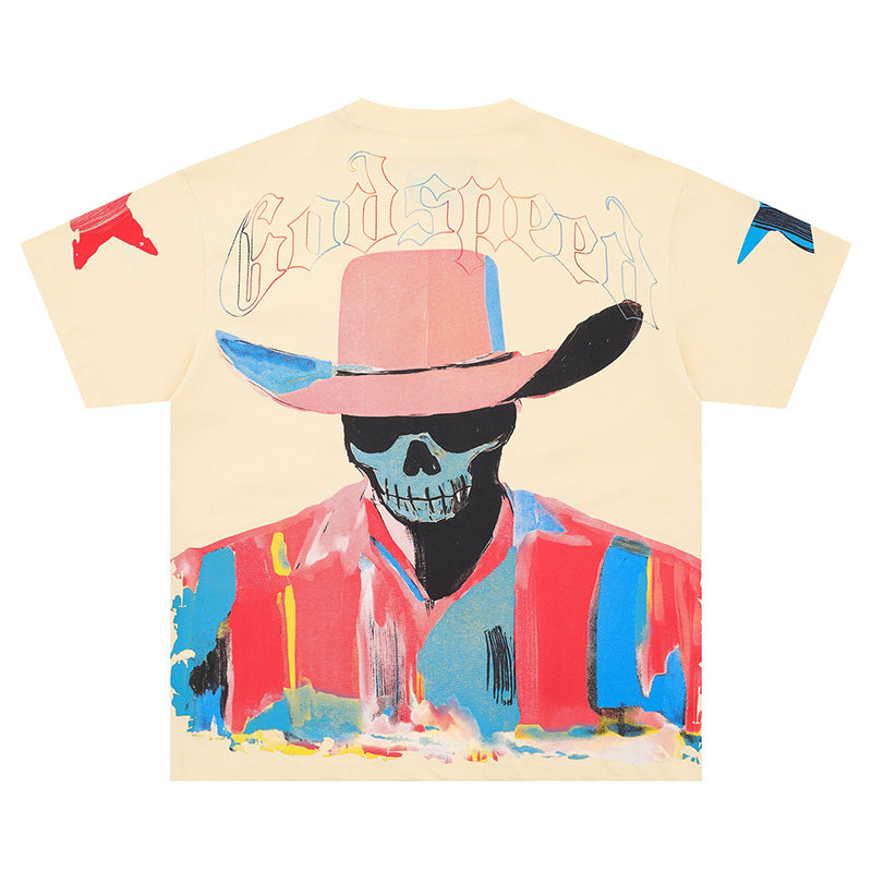 GODSPEED Pastel Cowboy T-Shirt – 100% Cotton Graphic Tee