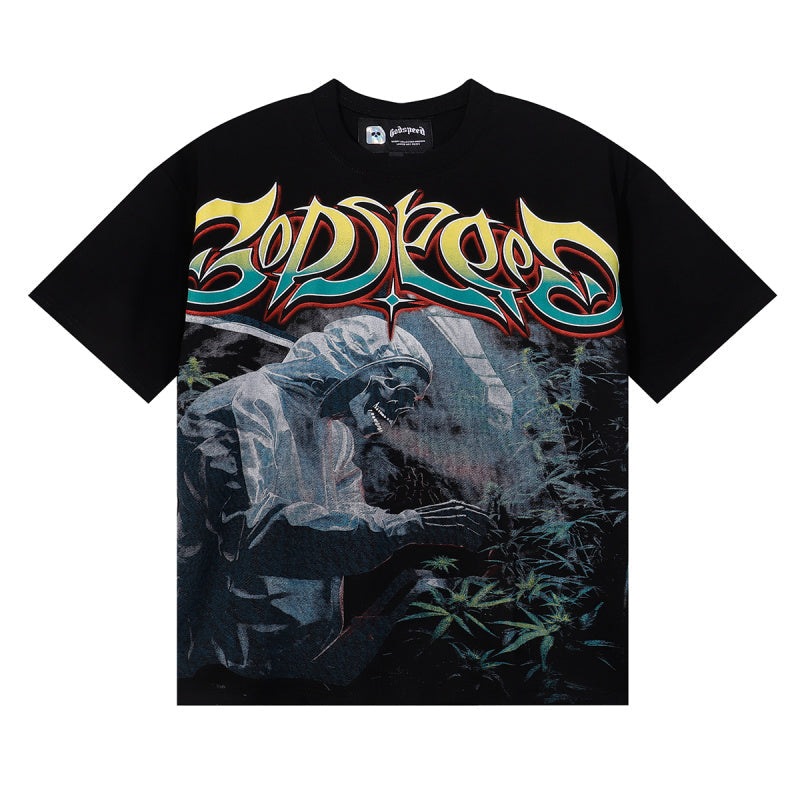 GODSPEED Indoor Purple Haze T-Shirt – 100% Cotton Graphic Tee