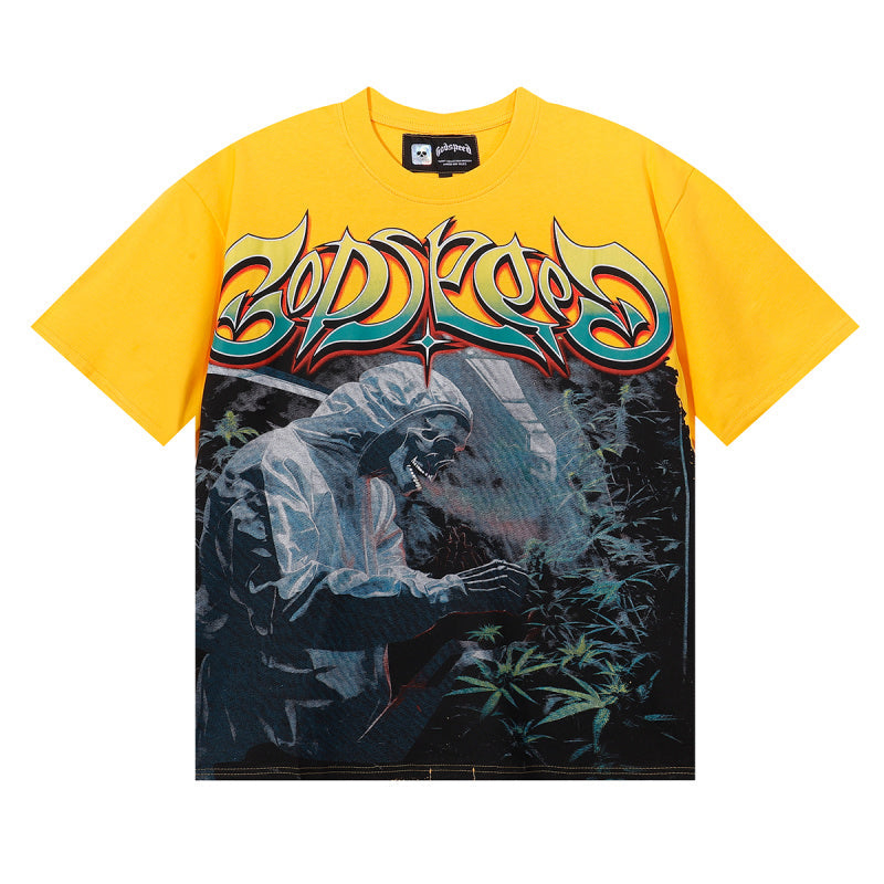 GODSPEED Indoor Purple Haze T-Shirt – 100% Cotton Graphic Tee