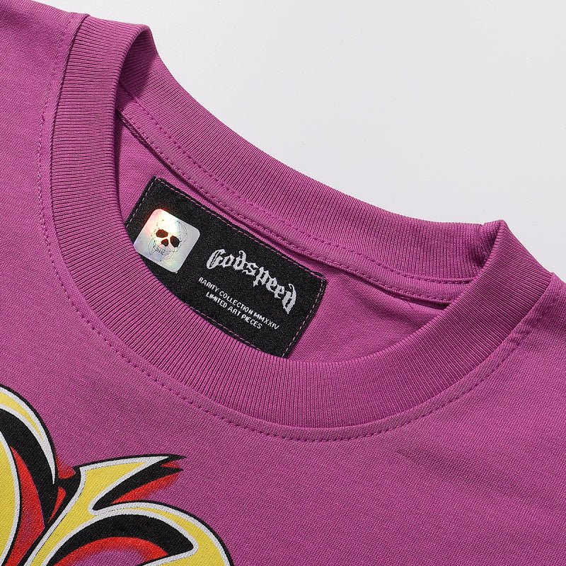 GODSPEED Indoor Purple Haze T-Shirt – 100% Cotton Graphic Tee