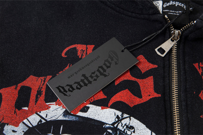 GODSPEED Mankind vs AI Zip Up Hoodie