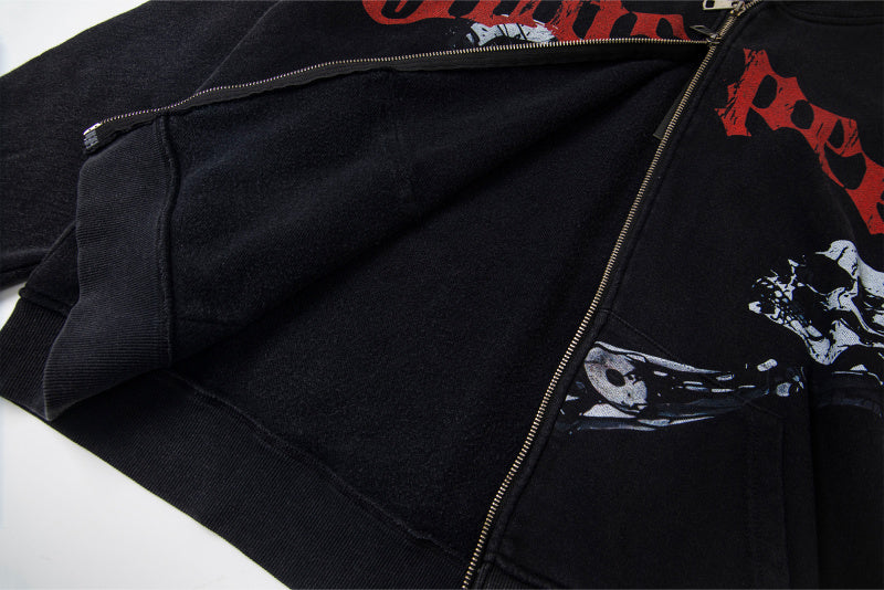 GODSPEED Mankind vs AI Zip Up Hoodie
