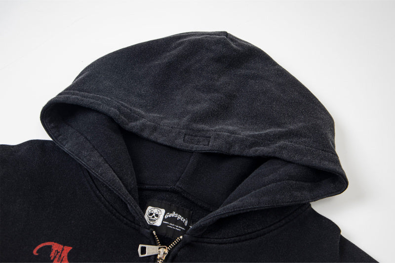 GODSPEED Mankind vs AI Zip Up Hoodie