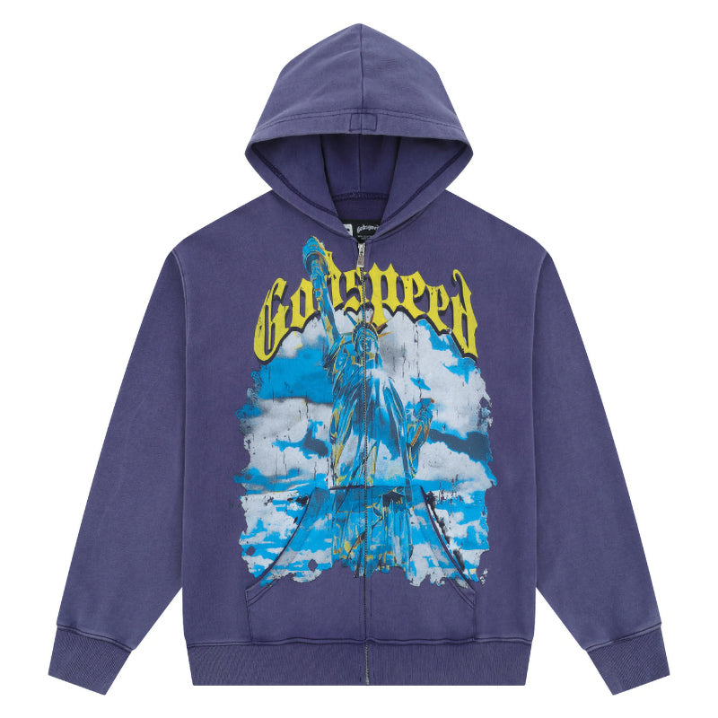 GODSPEED Chrome Liberty Zip Hoodie