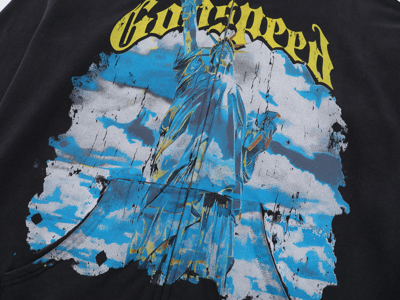 GODSPEED Chrome Liberty Zip Hoodie