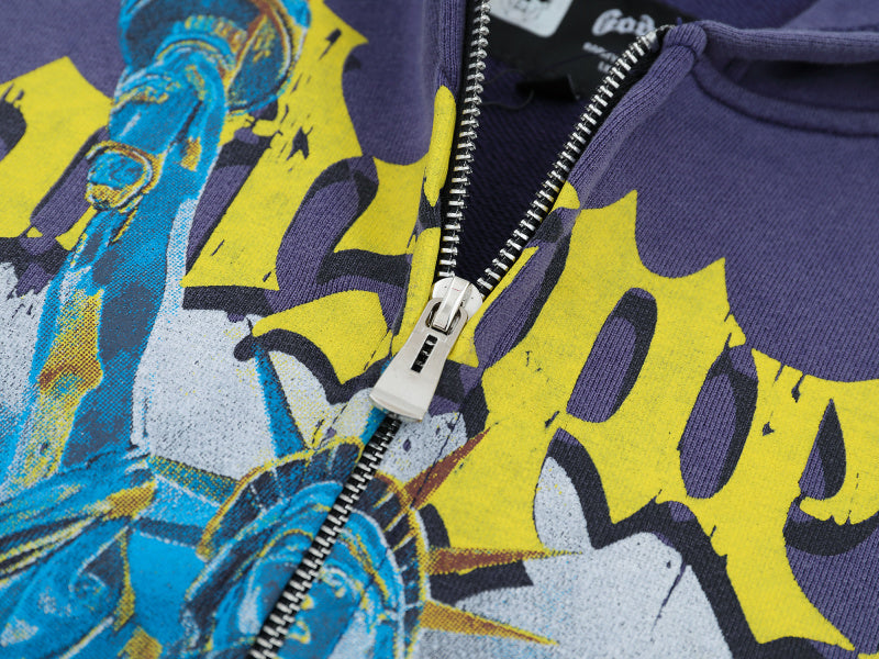 GODSPEED Chrome Liberty Zip Hoodie
