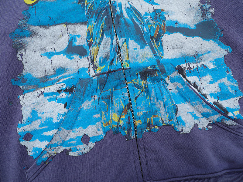 GODSPEED Chrome Liberty Zip Hoodie